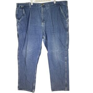 Carhartt FR Flame Resistant Denim Jeans Mens 46x32 Blue Work Utility Carpenter